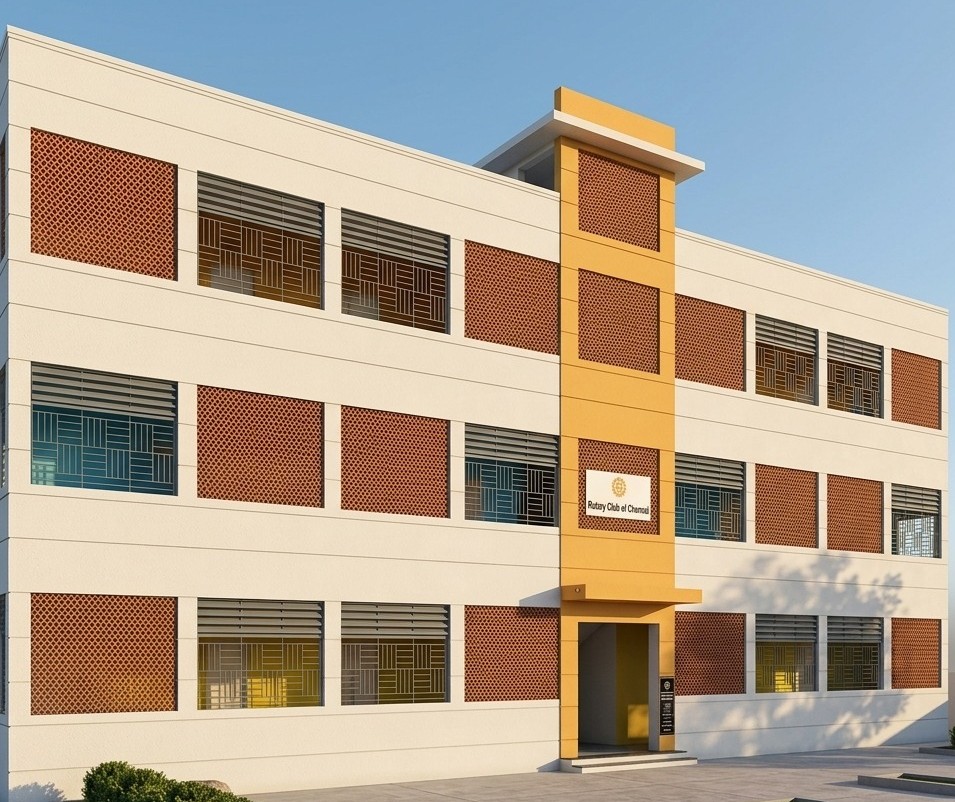 Government girls higher secondary school building